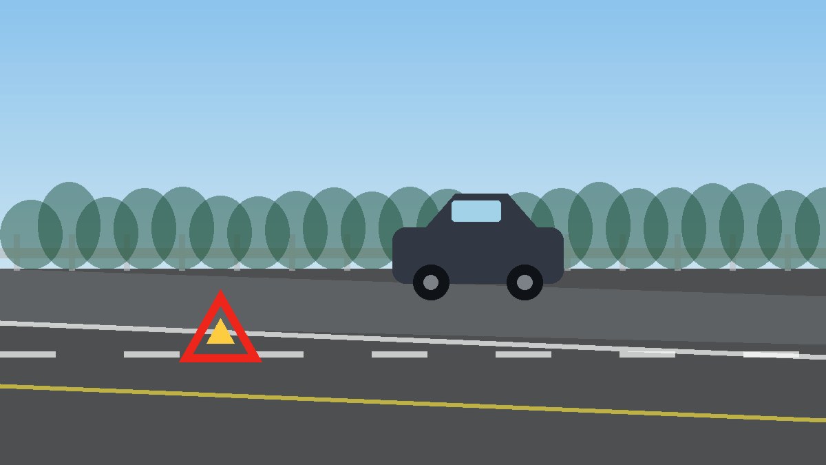 红桥道路故障安全等待现场图